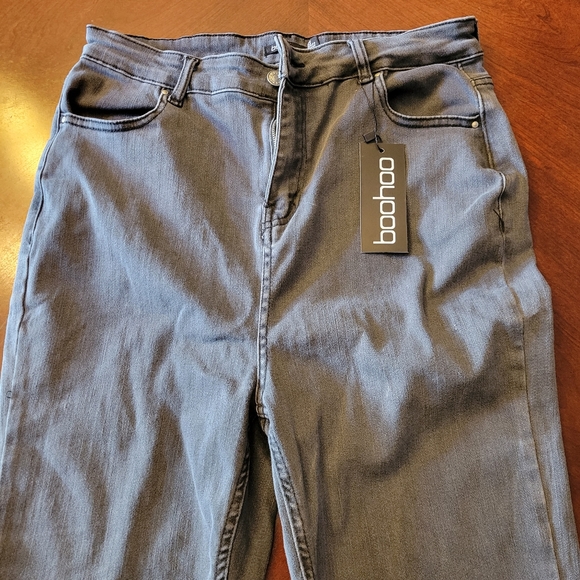 Split hem stretch jeans - Picture 3 of 5